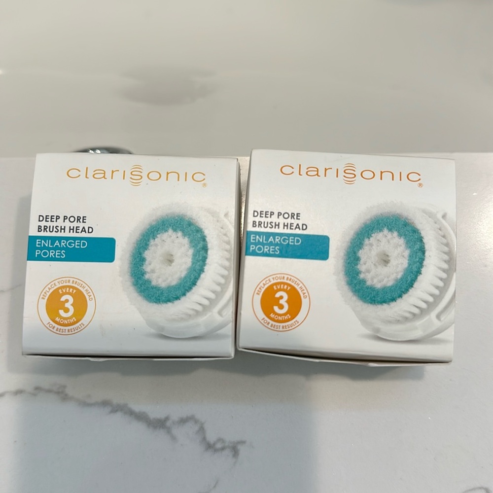 Set of 2 New in Box Clarisonic Brush Head